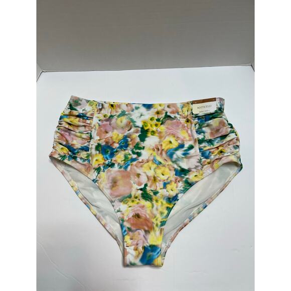 NEW Artesands Botticelli Bikini Bottoms High Rise Floral  Womens Size 8 - Picture 1 of 6